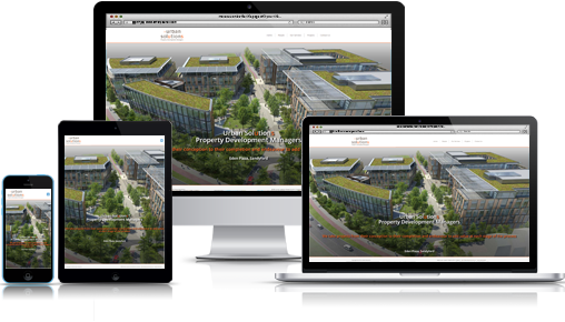 Urban Solutions responsive web design web site. 