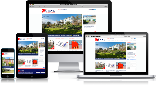 Gunne responsive design web site. 